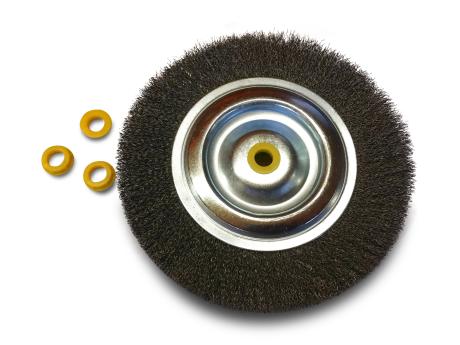 Brosse métallique circulaire 150 mm pour touret - Achat Brosse métallique